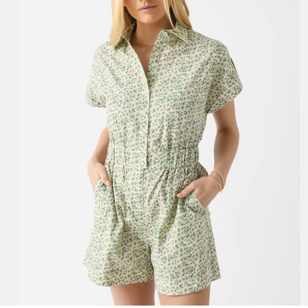 Hunter Bell Women’s Reed Floral Short Sleeve Romper